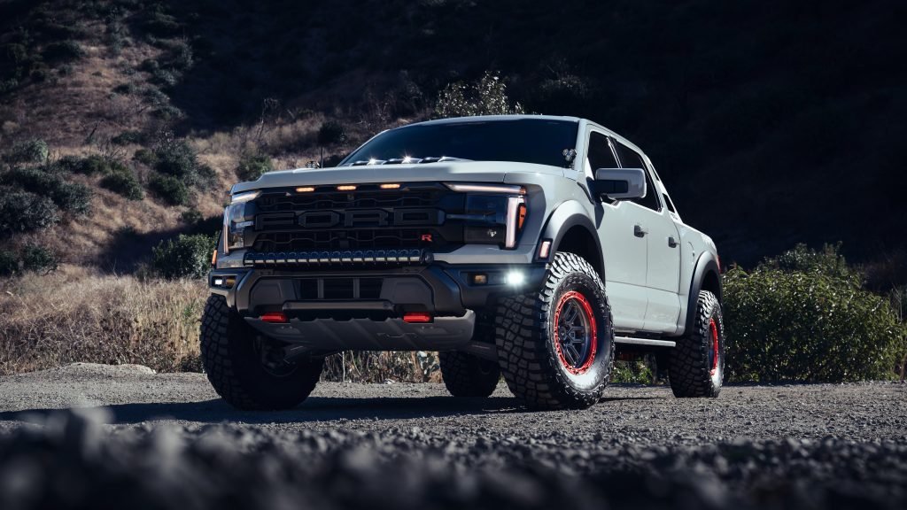 福特F-150 Raptor R Vorsteiner 越野皮卡 浅灰色 8k
